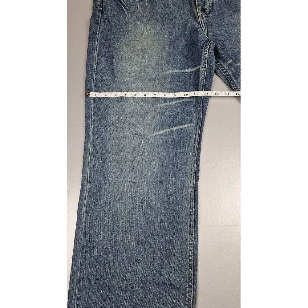 Hypnotic Genes Jeans Mens 40x30. Vintage Y2K Baggy Hip Hop‎ Blue Denim.